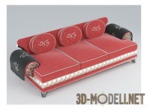3d-модель Трехместный диван Invito Al Viaggio от Colombostile