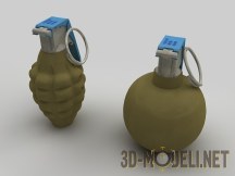 3d-модель Ручные гранаты