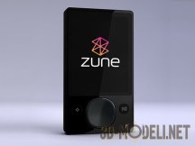 3d-модель Портативный медиаплеер Zune 120