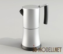 3d-модель Домашняя алюминиевая кофеварка