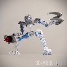 3d-модель Робот Toa Matoro Bionicle в двух позах