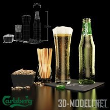 3d-модель Пивной набор от Carlsberg