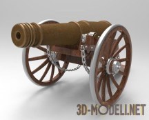 3d-модель Пушка «Единорог»