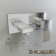 3d-модель Смеситель на ванну Fima