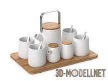 3d-модель Чайный набор Kookii