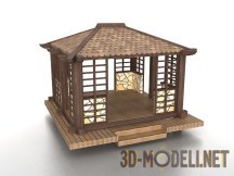 3d-модель Павильон на воде