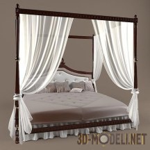 Кровать с балдахином и колоннами от Francesco Molon