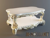 3d-модель Журнальный стол с резьбой