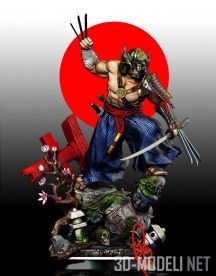 Персонаж Wolverine Samurai