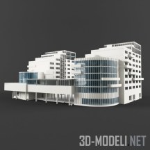 3d-модель Многоэтажный комплекс