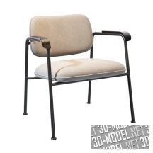 3d-модель Комфортное кресло Cadot Design Luna Lounge