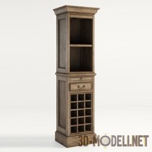 3d-модель Кухонный шкаф OLD WINE CABINET