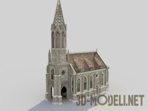 3d-модель Готическая церковь