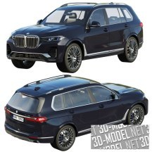 3d-модель Внедорожник BMW X7
