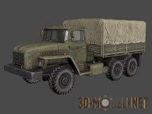 3d-модель Грузовик Урал-4320 из «Devil’s Third Online»