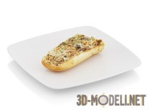 3d-модель Горячий бутерброд