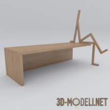 3d-модель Арт-скамья