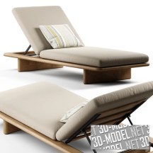 3d-модель Шезлонг Deckchair из коллекции Mesh от Kettal