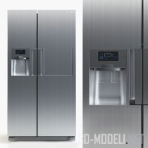 3d-модель Двухстворчатый холодильник Samsung RSH7ZNRS
