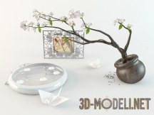 3d-модель Набор для декора интерьера