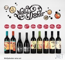 Набор из 9 бутылок вина Mollydooker