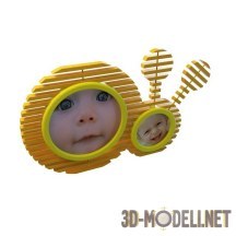 3d-модель Детская фоторамка