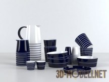 3d-модель Набор посуды Catharina Kippel Cobalt collection