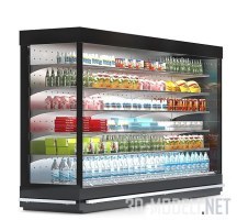 3d-модель Холодильная витрина HitLine