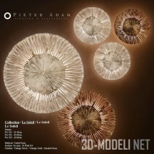 3d-модель Настенные светильники Le Soleil от Pieter Adam