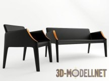 3d-модель Диван и кресло Magic Hole от Philippe Starck и Eugeni Quitllet