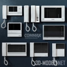 3d-модель Домофоны Commax (9 шт.)