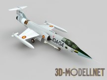 3d-модель Истребитель F-104 G-S World Starfighter