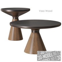 Деревянные кофейные столики Vaso Wood от Cosmo