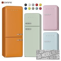 3d-модель Холодильник Smeg FAB