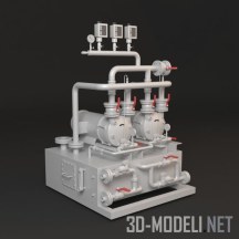 3d-модель Промышленный компрессор