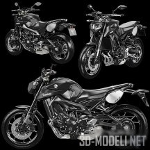 3d-модель Мотоцикл Yamaha MT-09 Tracer