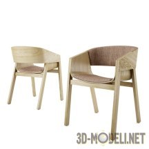 3d-модель Деревянное кресло «Merano» от Ton
