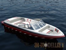 3d-модель Modern motor boat