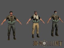 3d-модель Персонажи «Lybian Military» из «Splinter Cell Blacklist»