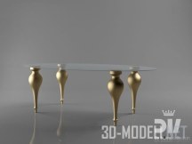 Стол с золотыми ножками DV homecollection EGOIST