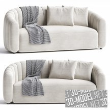 Диван FITZ LOVESEAT WOOLY SAND от CB2