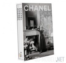 3d-модель Три книги Chanel в футляре от Assouline