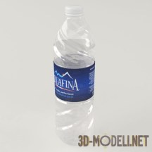 3d-модель Бутылка воды Aquafina