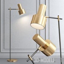 3d-модель Торшер Margarita Brass Art. 41.132