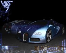 3d-модель Автомобиль Bugatti Veyron Arahno