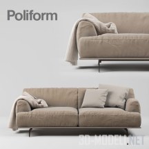 Компактный диван от Poliform