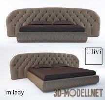3d-модель Кровать «Milady» Ulivi Salotti