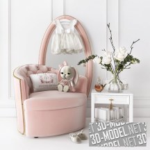 3d-модель Мебель и декор Kid Miss Bunny от Efi Concept