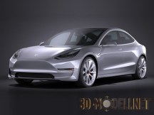 Электромобиль Tesla Model 3 2018