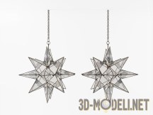 3d-модель Подвесной светильник «Звезда»